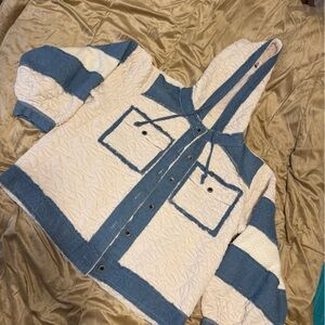 🧥 POL Patchwork Quilted Jacket – Large